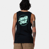 SANTA CRUZ - PARTIAL DOT VEST - Black / Mint