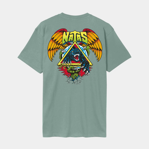 SANTA CRUZ - NATAS SC PANTHER T-SHIRT - Moon Rock