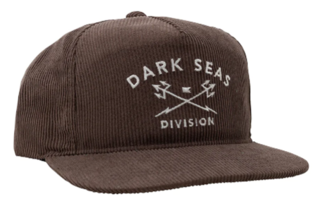 DARK SEAS - TRIDENTS CORDUROY HAT - BROWN