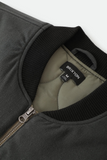 BRIXTON - BUILDERS ABRAHAM REVERSIBLE VEST -  Black/Olive Surplus