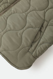 BRIXTON - BUILDERS ABRAHAM REVERSIBLE VEST -  Black/Olive Surplus