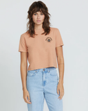 VOLCOM - DIAL T-SHIRT - SAND BROWN