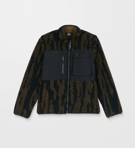 VOLCOM - STORM STONE ZIP SWEATSHIRT - Sage Leaf