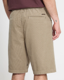 VOLCOM - FREAZY LOOSE 22" ELASTICATED WAIST SHORT - Light Khaki