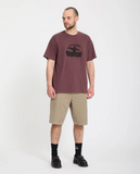VOLCOM - FREAZY LOOSE 22" ELASTICATED WAIST SHORT - Light Khaki