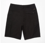 VOLCOM - STRANGE TRIPPER 22 CARGO SHORT - Black
