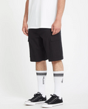 VOLCOM - STRANGE TRIPPER 22 CARGO SHORT - Black