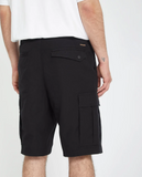 VOLCOM - STRANGE TRIPPER 22 CARGO SHORT - Black