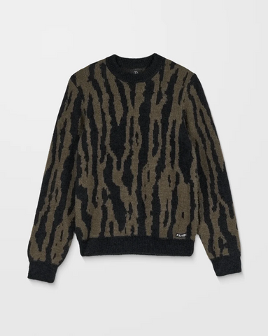 VOLCOM - WAZERMOON SWEATER - Black