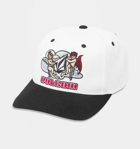 VOLCOM - GOOD AND EVIL CAP - Off White