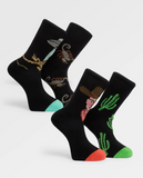 VOLCOM - MICKEY MASON SOCKS (2 PACK) - Multi