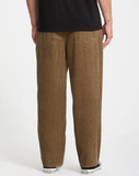 VOLCOM - BILLOW TAPERED CORDUROY TROUSERS - Ermine