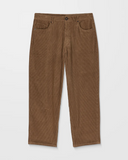 VOLCOM - BILLOW TAPERED CORDUROY TROUSERS - Ermine