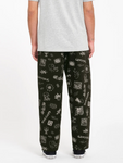 VOLCOM - KEUTCHI ELASTIC WAIST TROUSERS - Black