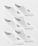VOLCOM - STONES SOCKS (3 PACK) - White