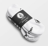 VOLCOM - STONES SOCKS (3 PACK) - White