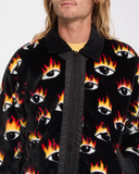 VOLCOM - OZZY REVERSIBLE BOMBER JACKET - Black