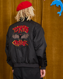 VOLCOM - OZZY REVERSIBLE BOMBER JACKET - Black