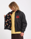 VOLCOM - OZZY REVERSIBLE BOMBER JACKET - Black