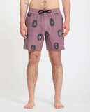 VOLCOM - PSYCHE COTTON TRUNK 17" BOARDSHORT - Stone Rose