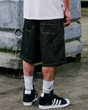 VOLCOM - WORK DIALED 22" SHORT - Black Stripe