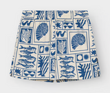 DEDICATED - SHORTS ASPUDDEN OCEAN SQUARES - Oat White