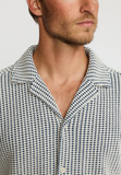 REVOLUTION - SHORT-SLEEVED CUBAN SHIRT 3234 - OffWhite