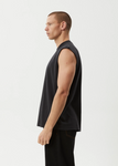 AFENDS - MENTAL SLEEVELESS TEE - Stone Black