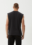 AFENDS - MENTAL SLEEVELESS TEE - Stone Black