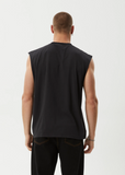 AFENDS - MENTAL SLEEVELESS TEE - Stone Black