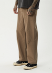 AFENDS - GLIDER PLEATED PANT - Fossil