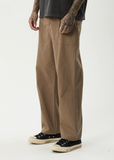 AFENDS - GLIDER PLEATED PANT - Fossil
