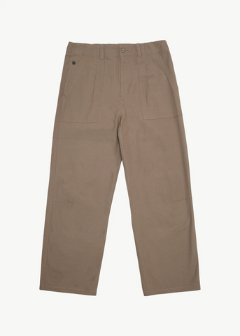 AFENDS - GLIDER PLEATED PANT - Fossil