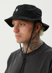 AFENDS - FLAME BUCKET HAT - Black