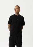 AFENDS - FLAME RETRO TEE - Black