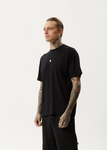 AFENDS - FLAME RETRO TEE - Black