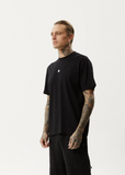 AFENDS - FLAME RETRO TEE - Black