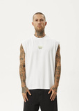 AFENDS - REPEAT SLEEVELESS TEE - White