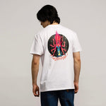 SANTA CRUZ - Johnson Danger Zone 2 T-Shirt - WHITE