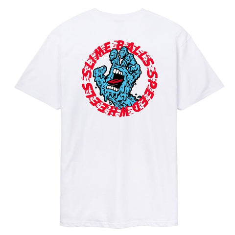 SANTA CRUZ - SB Hand T-Shirt - WHITE