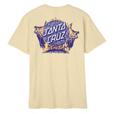 SANTA CRUZ - Knox Firepit Dot T-Shirt - Sand