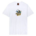 SANTA CRUZ Sommer Sparrow Front Tee -White