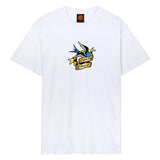 SANTA CRUZ Sommer Sparrow Front Tee -White