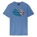 SANTA CRUZ Evolved Hand Front Tee - Dusty Blue