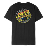 SANTA CRUZ Kendall Wolf Dot Tee - black