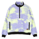 SANTA CRUZ Womens Astra Sherpa Fleece Jacket - Purple/Yellow TieDye