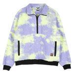 SANTA CRUZ Womens Astra Sherpa Fleece Jacket - Purple/Yellow TieDye