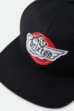 BRIXTON - HEYWARD SNAPBACK - Black