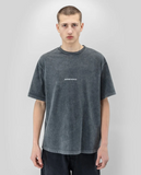 BEYOND MEDALS - DISTRESSED LOGO TEE - Black Wash