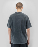 BEYOND MEDALS - DISTRESSED LOGO TEE - Black Wash